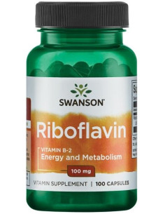 Riboflavin Vitamin B-2, 100mg - 100 caps | Swanson
