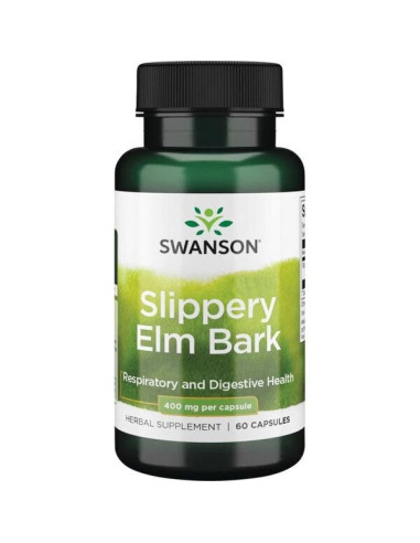 Slippery Elm Bark, 400mg - 60 caps | Swanson