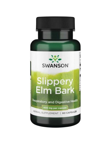 Slippery Elm Bark, 400mg - 60 caps | Swanson