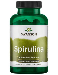 Spirulina, 500mg - 180 tablets | Swanson