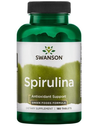 Spirulina, 500mg - 180 tablets | Swanson