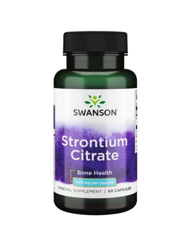 Strontium Citrate, 340mg - 60 caps | Swanson