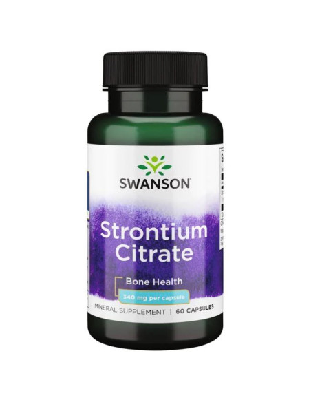 Strontium Citrate, 340mg - 60 caps | Swanson