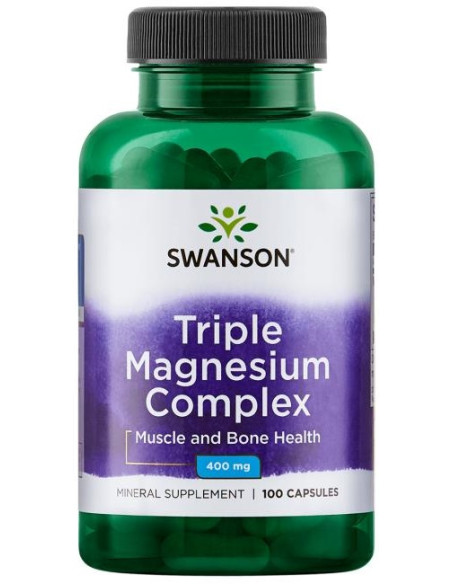 Triple Magnesium Complex, 400mg - 100 caps | Swanson