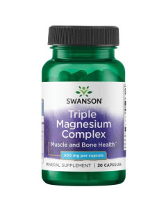 Triple Magnesium Complex, 400mg - 30 caps | Swanson