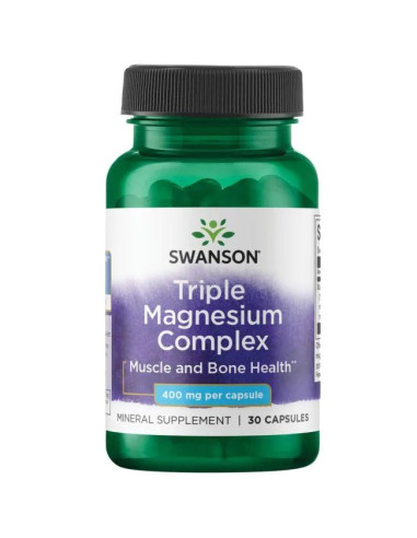 Triple Magnesium Complex, 400mg - 30 caps |...