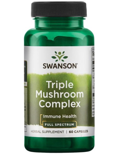 Triple Mushroom Complex - 60 caps | Swanson