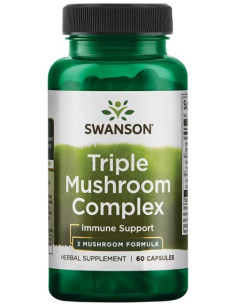 Triple Mushroom Standardized Complex - 60 caps | Swanson