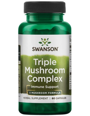 Triple Mushroom Standardized Complex - 60 caps...