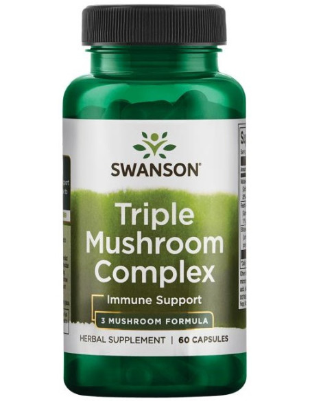Triple Mushroom Standardized Complex - 60 caps | Swanson