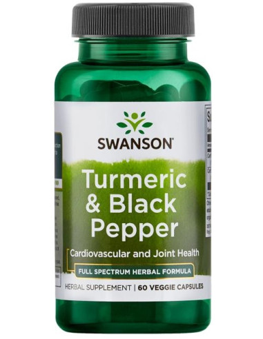 Turmeric & Black Pepper - 60 vcaps | Swanson