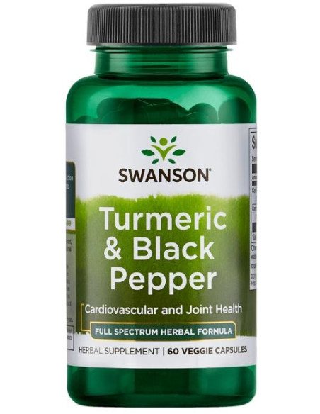 Turmeric & Black Pepper - 60 vcaps | Swanson