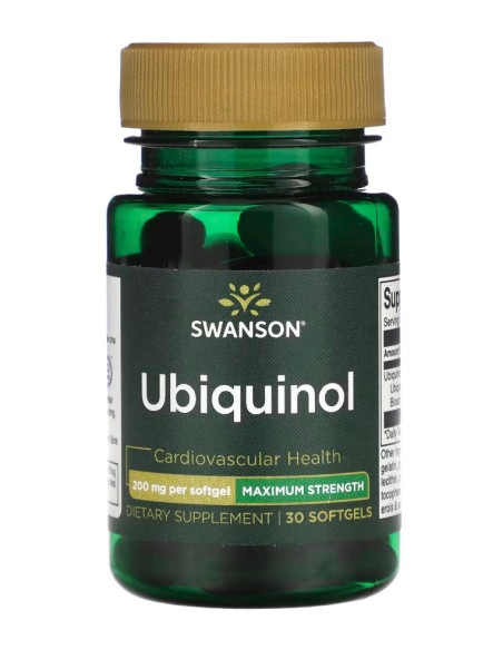 Ubiquinol, 200mg - 30 softgels | Swanson