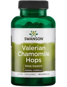 Valerian, Chamomile & Hops - 60 caps | Swanson