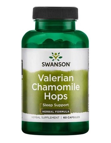 Valerian, Chamomile & Hops - 60 caps | Swanson