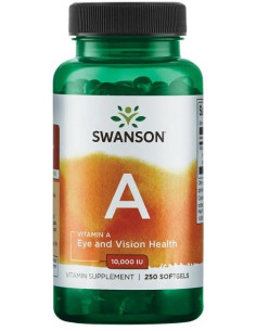 Vitamin A, 10 000 IU - 250 softgels | Swanson