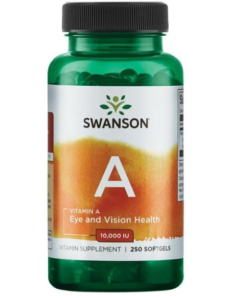 Vitamin A, 10 000 IU - 250 softgels | Swanson