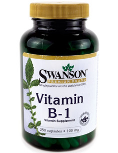 Vitamin B-1 (Thiamin), 100mg - 250 caps | Swanson