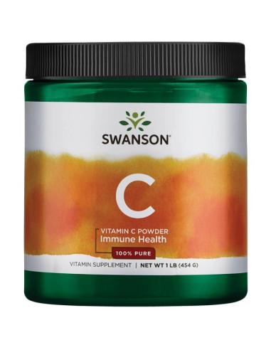 Vitamin C Powder, 100% Pure - 454g | Swanson