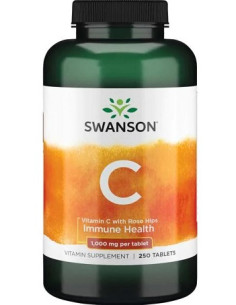 Vitamin C with Rose Hips, 1000mg - 250 tablets | Swanson