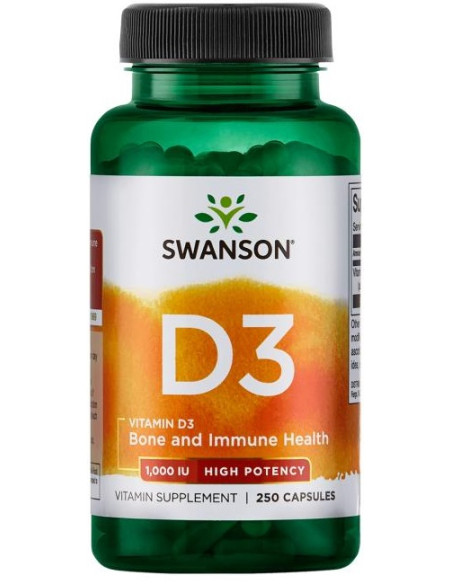 Vitamin D-3, 1000 IU - 250 caps | Swanson
