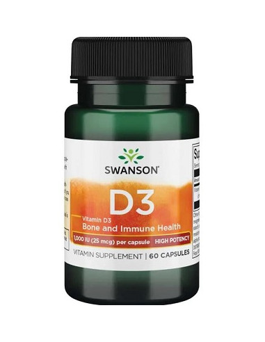 Spring Gift: Vitamin D-3, 1000 IU - 60 caps |...