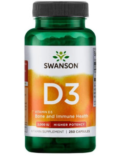 Vitamin D-3, 2000 IU - 250 caps | Swanson