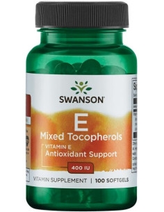 Vitamin E Mixed Tocopherols, 400 IU - 100 softgels | Swanson