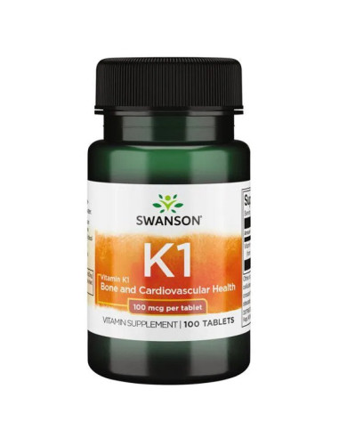 Vitamin K1, 100mcg - 100 tablets | Swanson