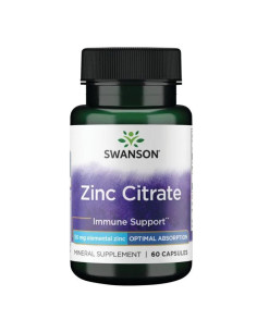 Zinc Citrate, 50mg - 60 caps | Swanson