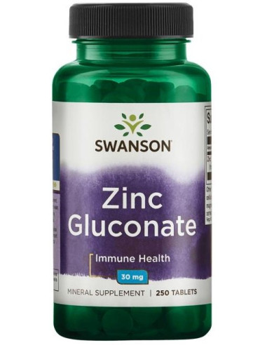 Zinc Gluconate, 30mg - 250 tablets | Swanson
