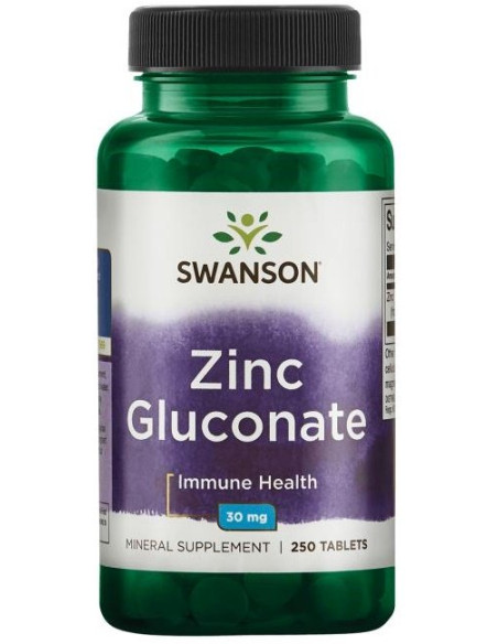 Zinc Gluconate, 30mg - 250 tablets | Swanson