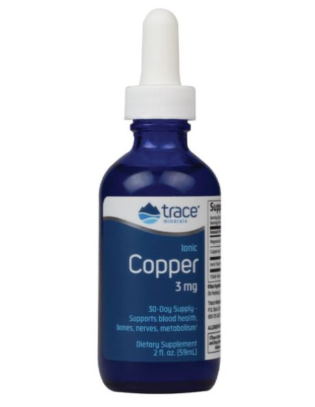 Ionic Copper, 3mg - 59 ml. | Trace Minerals
