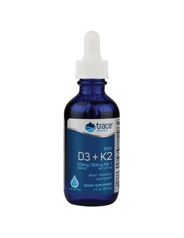 Ionic D3 + K2 - 59 ml. | Trace Minerals