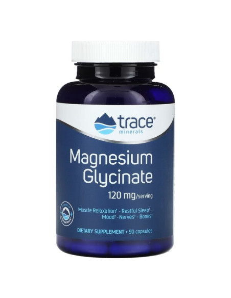 Magnesium Glycinate - 90 caps | Trace Minerals