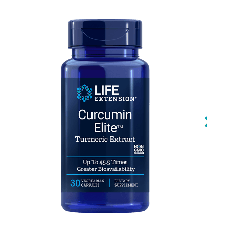 Curcumin Elite™ Turmeric Extract - 30 vegetarian capsules | Life Extension