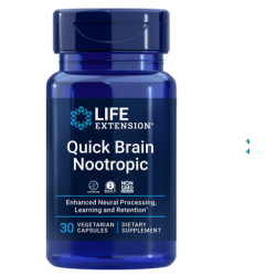 Quick Brain Nootropic - 30 vegetarian capsules | Life...