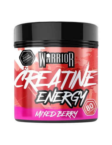 Creatine + Energy, Mixed Berry - 360g | Warrior