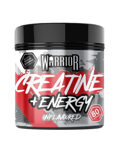 Creatine + Energy, Unflavoured - 360g | Warrior