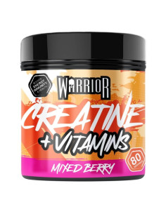 Creatine + Vitamins, Mixed Berry - 360g | Warrior