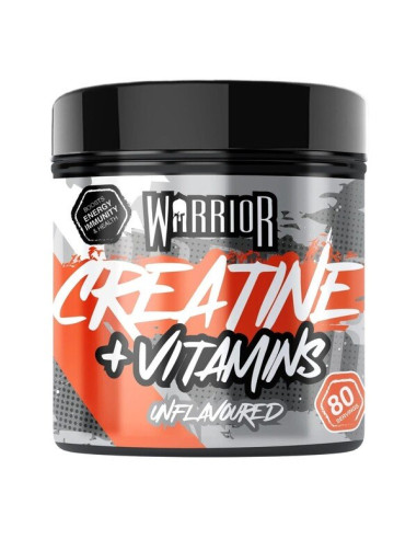 Creatine + Vitamins, Unflavoured - 360g | Warrior