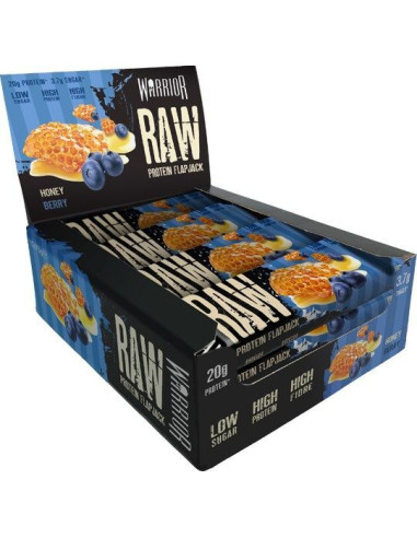 Raw Protein Flapjack, Honey Berry - 12 bars |...