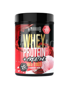 Whey Protein + Creatine, Strawberry Creme - 500g | Warrior
