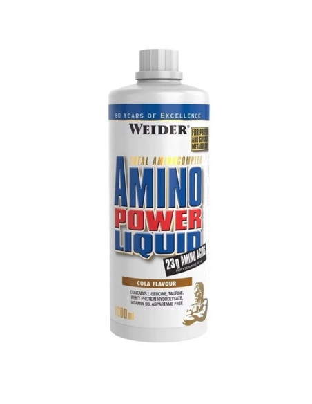 Amino Power Liquid, Cola - 1000 ml. | Weider