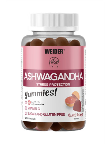 Ashwagandha Gummies, Sweet Orange - 40 gummies...