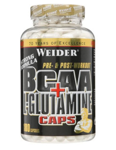BCAA + L-Glutamine Caps - 180 caps | Weider