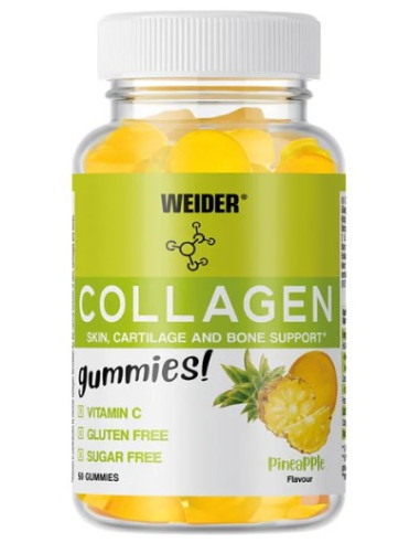 Collagen, Pineapple Flavour - 50 gummies | Weider