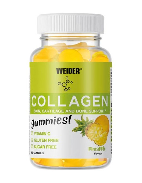 Collagen, Pineapple Flavour - 50 gummies | Weider