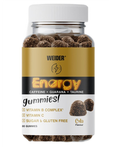 Energy Gummies, Cola - 80 gummies | Weider
