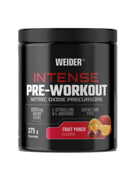 Intense Pre-Workout, Fruit Punch - 375g | Weider